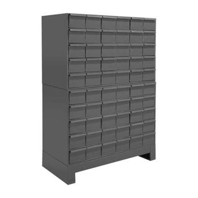 Durham MFG Steel 60-Jumbo Drawer Storage Cabinet with Base