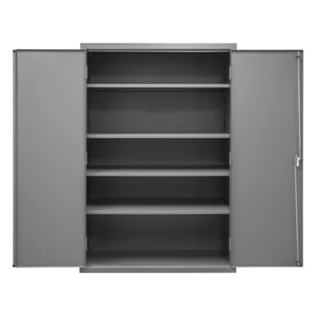 Durham MFG 16 Gauge Steel Shelved Cabinet 4 Shelves 48" Width Freestanding Garage Cabinets