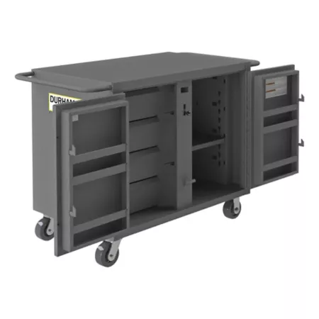 Mobile construction site storage cabinet Durham MFG Jobsite Boxes