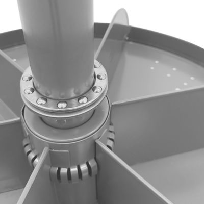 Image showing  1-Shelf Space-Saving Rotating Storage Unit, 28 in.