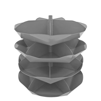 Image showing  20-Compartment Space-Saving Rotating Storage Unit, 44 in.
