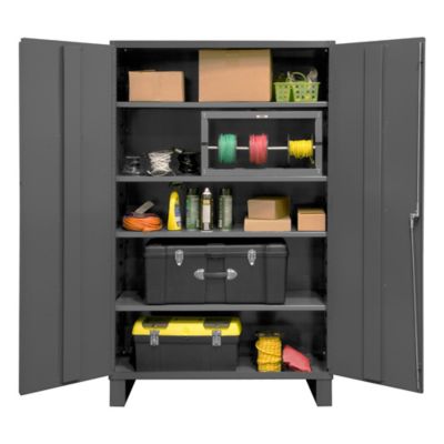 Durham MFG 16 Gauge Steel Shelf Cabinet, 48 in. x 78 in., 4 Adjustable Shelves