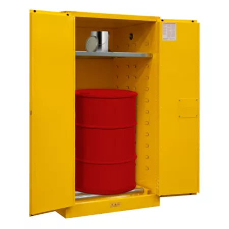 Durham MFG 55 gal Storage capacity for flammable products manual Freestanding Garage Cabinets