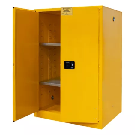 Durham MFG 90 gal Storage capacity for flammable products yellow manual Freestanding Garage Cabinets