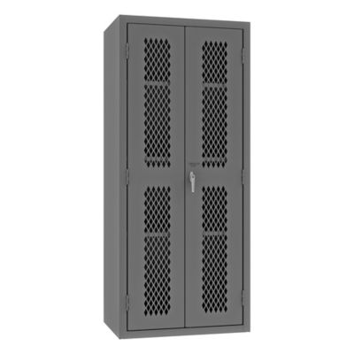 Image showing  36 in. x 24 in. x 84 in. 14-Gauge Ventilated Cabinet, 3 Shelves, 900 lb. Capacity
