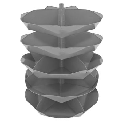 Image showing  25-Compartment 625 lb. Capacity Space-Saving Rotating Storage Unit, 44 in.