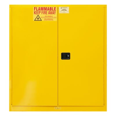 Durham MFG 120 gal. Flammable Storage, Manual Yellow