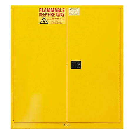 Durham MFG 120 gal. Flammable Storage, Manual Yellow