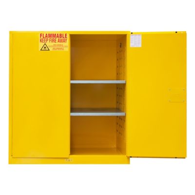 Image showing  120 gal. Flammable Storage, Manual Yellow