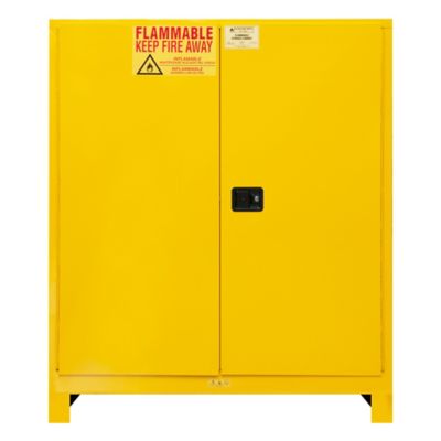 Durham MFG 120 gal. Flammable Storage, Manual Leg Yellow