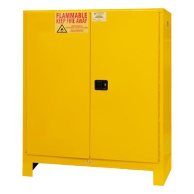 Image showing  120 gal. Flammable Storage, Manual Leg Yellow