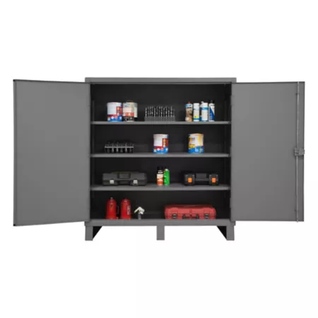 Durham MFG 2 gauge steel cabinet 1 650 lb capacity 24 in x 60 in x 66 in. Freestanding Garage Cabinets