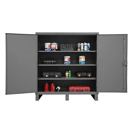 Durham MFG 1,650 lb. Capacity 2 Gauge Steel Cabinet, 24 in. x 60 in. x 66 in.