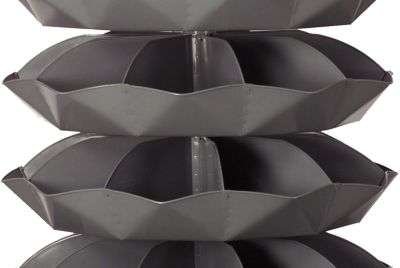 Image showing  50-Compartment Space-Saving Rotating Storage Unit, 44 in.