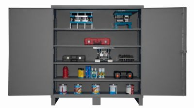 Image showing 6 th Durham MFG 24 in. x 72 in. x 78 in. 12-Gauge Steel Cabinet, 1,300 lb. Capacity