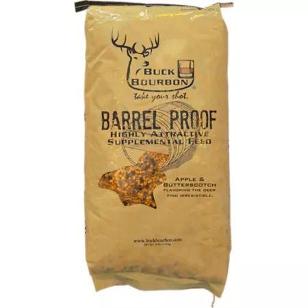 Buck Bourbon Apple Butterscotch Barrel Proof Venison Supplement NY 40 lb. Game Attractants