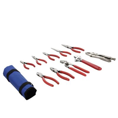 Image showing  Pliers and Wrench Set with Pouch, 10 pc.