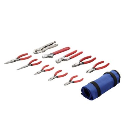 Image showing  Pliers and Wrench Set with Pouch, 10 pc.