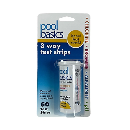 Pool Basics 3 Way Test Strips, 47112801