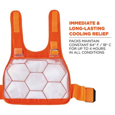 Image showing  Unisex Premium FR Phase Change Cooling Vest with Rechargeable Ice Packs