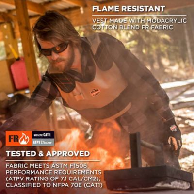 Image showing  Unisex Premium FR Phase Change Cooling Vest with Rechargeable Ice Packs
