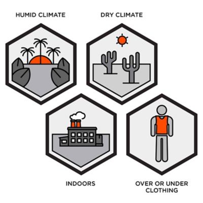 Image showing  Unisex Standard Phase Change Cooling Vest with Rechargeable Ice Packs