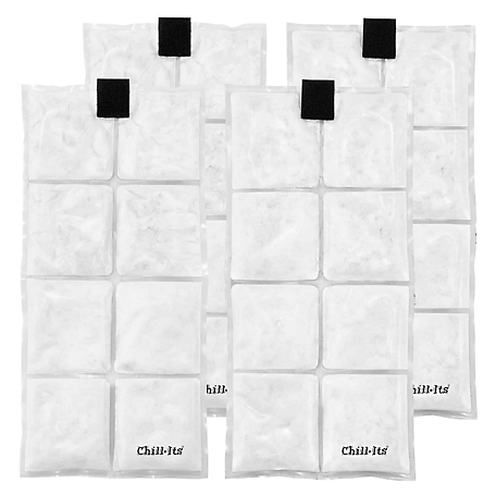 Chill-Its Unisex Rechargeable Phase Change Ice Packs for the Lightweight Cooling Vest, 4-Pack