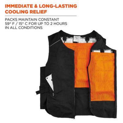 Image showing  Unisex Lightweight Phase Change Cooling Vest with Rechargeable Ice Packs