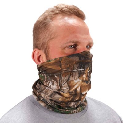 Chill-Its Buffalo Plaid Multi-Band Face Mask, Red