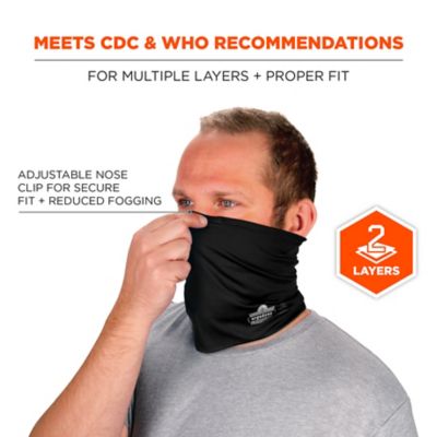 Image showing  2-Layer Cooling Multi-Band Face Mask