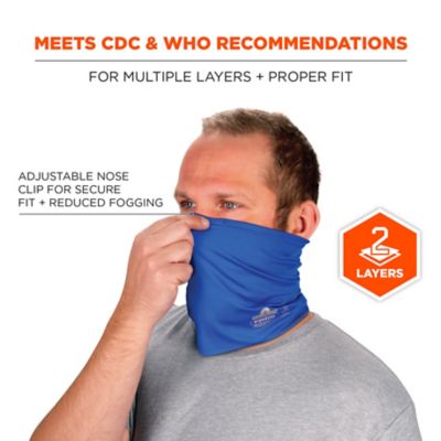 Image showing  2-Layer Cooling Multi-Band Face Mask