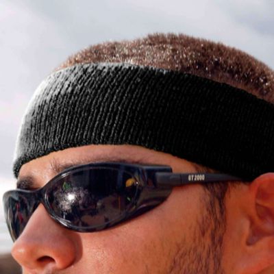 Image showing  Terry Cloth Sweatband, Black
