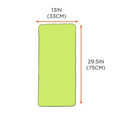 Image showing 5 th Chill-Its Evaporative Cooling Towel, Lime