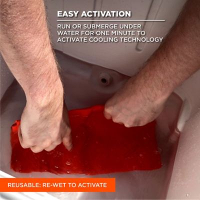 Image showing  Evaporative Cooling Towel, Orange