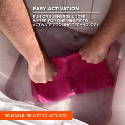 Image showing  Evaporative Cooling Towel, Pink