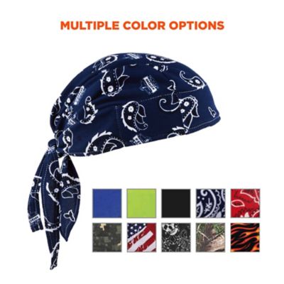 Image showing 4 th Chill-Its Unisex Adult High-Performance Bandana Do Rag with Terry Cloth Sweatband