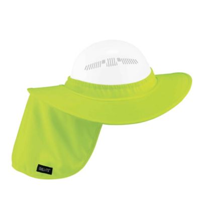 Chill-Its Hard Hat Brim and Neck Shade This ergodyne HARDHAT sun shield/visor is amazing! It fits almost any full brim HARDHAT with ease, it also has a neck shade to keep that sun from burning you neck and shoulders! 