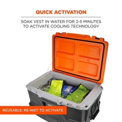 Image showing  Unisex Evaporative Cooling Vest with Zipper Closure