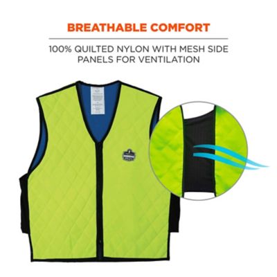 Image showing 3 th Chill-Its Unisex Evaporative Cooling Vest with Zipper Closure