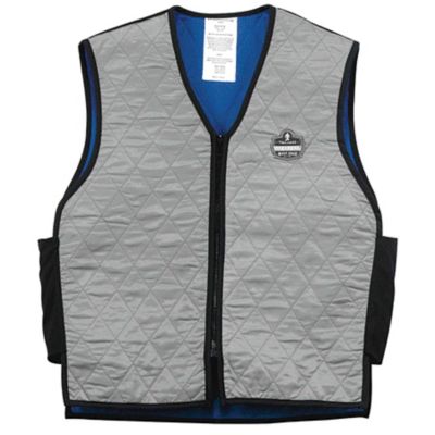 Ergodyne Unisex Chill-Its 6665 Evaporative Cooling Vest with Zipper Closure