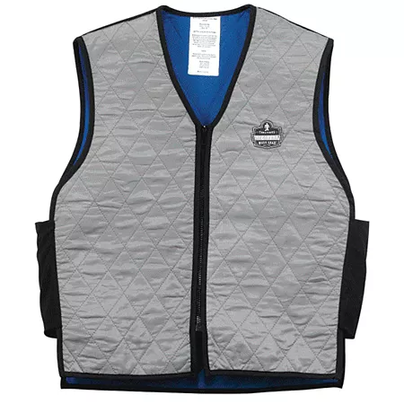 Ergodyne Chill-Its 6665 Unisex Evaporative Cooling Vest with Zipper Safety Vests