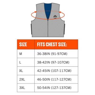 Image showing  Unisex Chill-Its 6665 Evaporative Cooling Vest with Zipper Closure