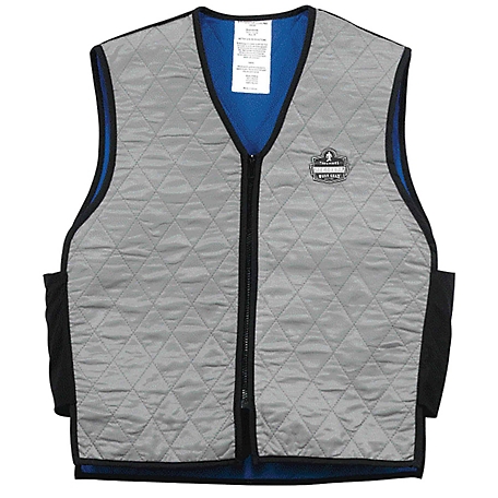 Chill-Its Unisex Evaporative Cooling Vest with Zipper Closure