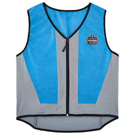 Ergodyne Chill-Its 6667 Unisex Wet Evaporative Cooling Vest with Zipper Safety Vests