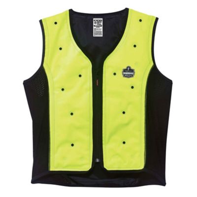 Image showing 0 th Chill-Its Unisex Premium Dry Evaporative Cooling Vest with Zipper Closure