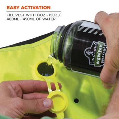 Image showing 3 th Chill-Its Unisex Premium Dry Evaporative Cooling Vest with Zipper Closure