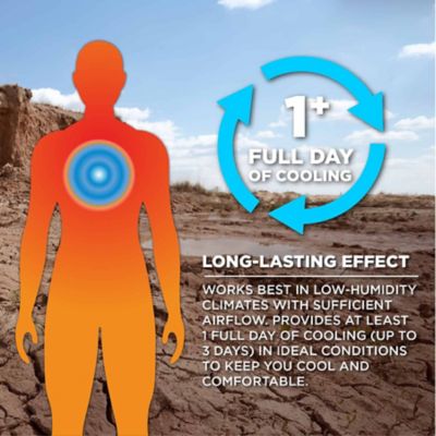 Image showing 4 th Chill-Its Unisex Premium Dry Evaporative Cooling Vest with Zipper Closure