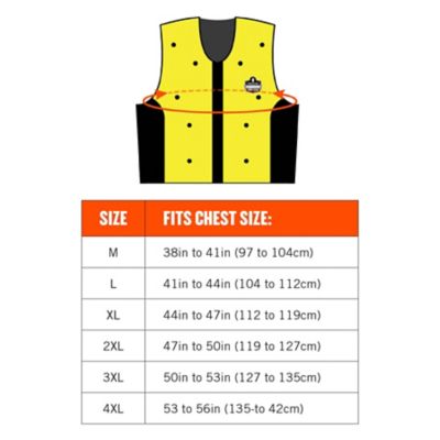Image showing 5 th Chill-Its Unisex Premium Dry Evaporative Cooling Vest with Zipper Closure