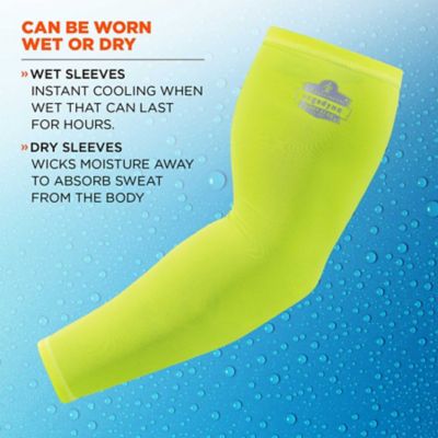 Image showing 2 th Chill-Its Unisex Adult Performance Polyester Knit Cooling Arm Sleeves, 1-Pair