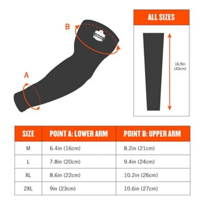 Image showing 5 th Chill-Its Unisex Adult Performance Polyester Knit Cooling Arm Sleeves, 1-Pair